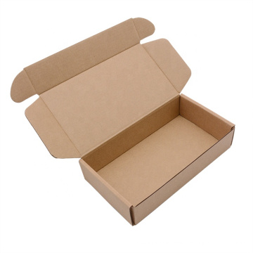 Brown Plain Paper Shipping Corrugated Box For Mailing Custom Size kraft mailing boxes colorful packaging box